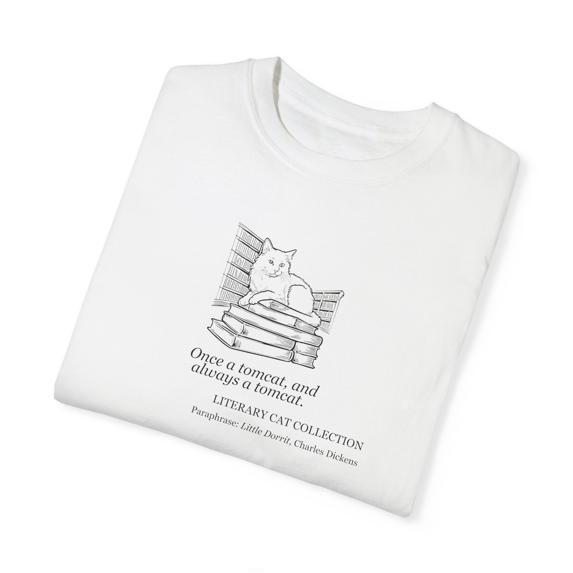 Literary Cat Unisex T-Shirt - Little Dorrit