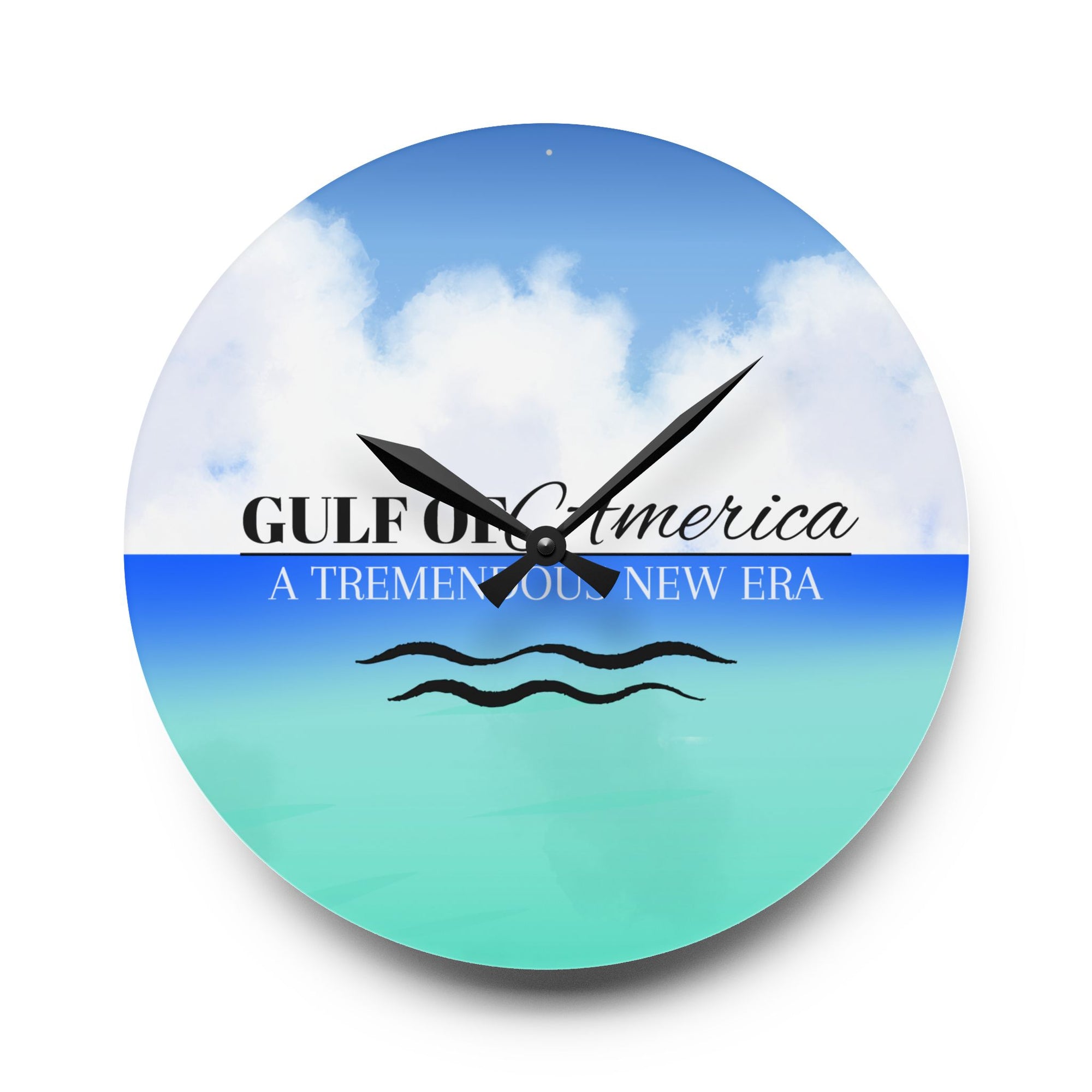 American Gulf Acrylic Wall Clock