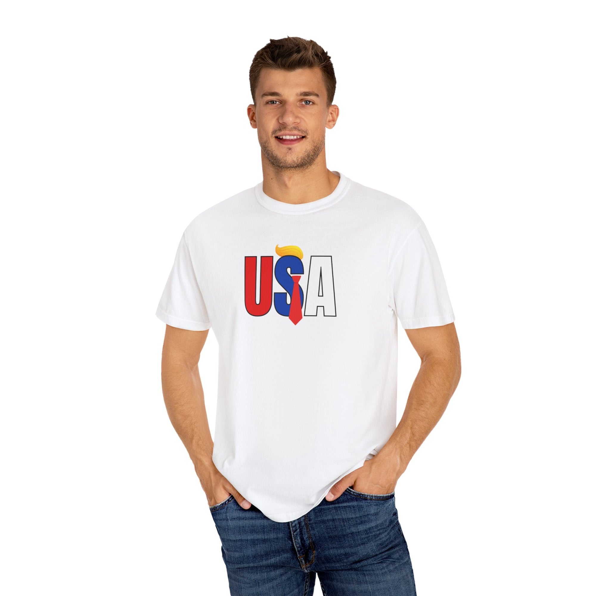 USA Colorful Graphic Unisex T-Shirt Printify