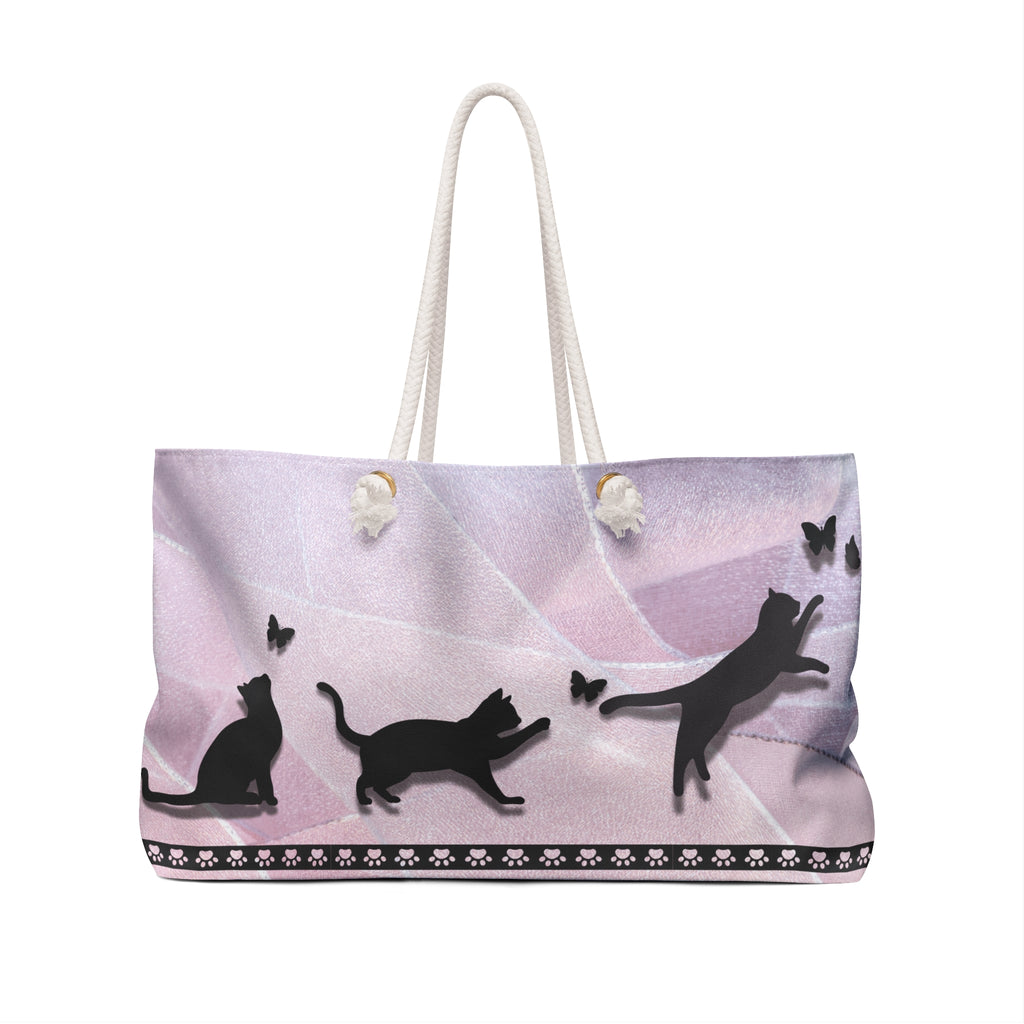 Kittens and Butterflies Weekender Bag - Bags - Epileptic Al’s Shop