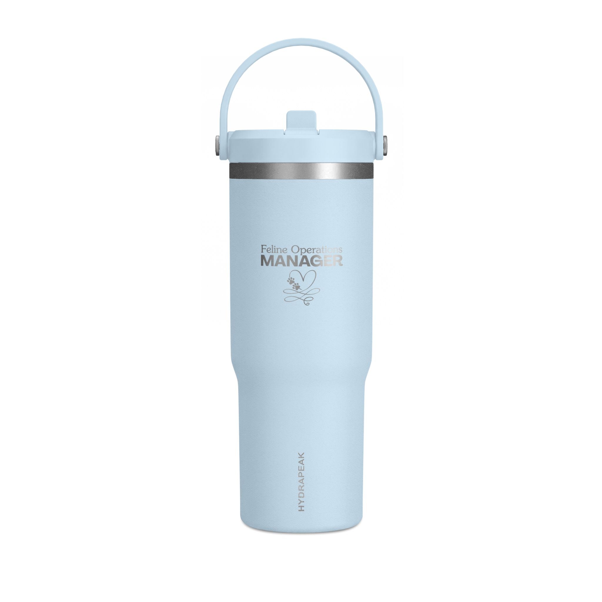Feline Operations Manager Engraved 32 oz Insulated Tumbler