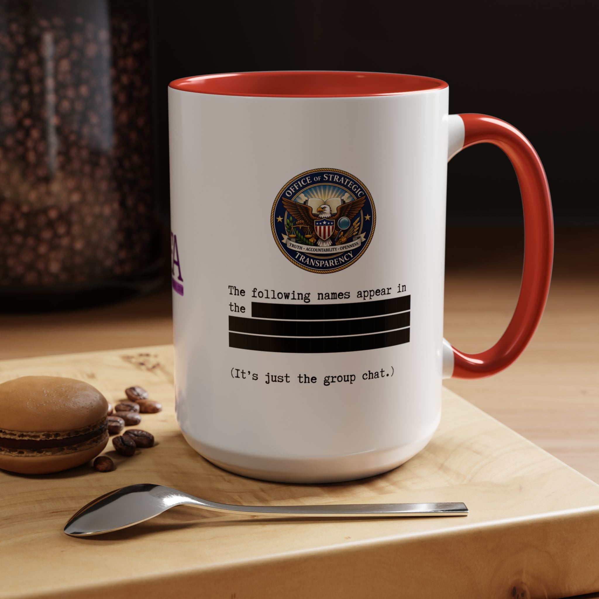 Unsealed Documents Coffee Mug – Redacted Files Political Satire Mug