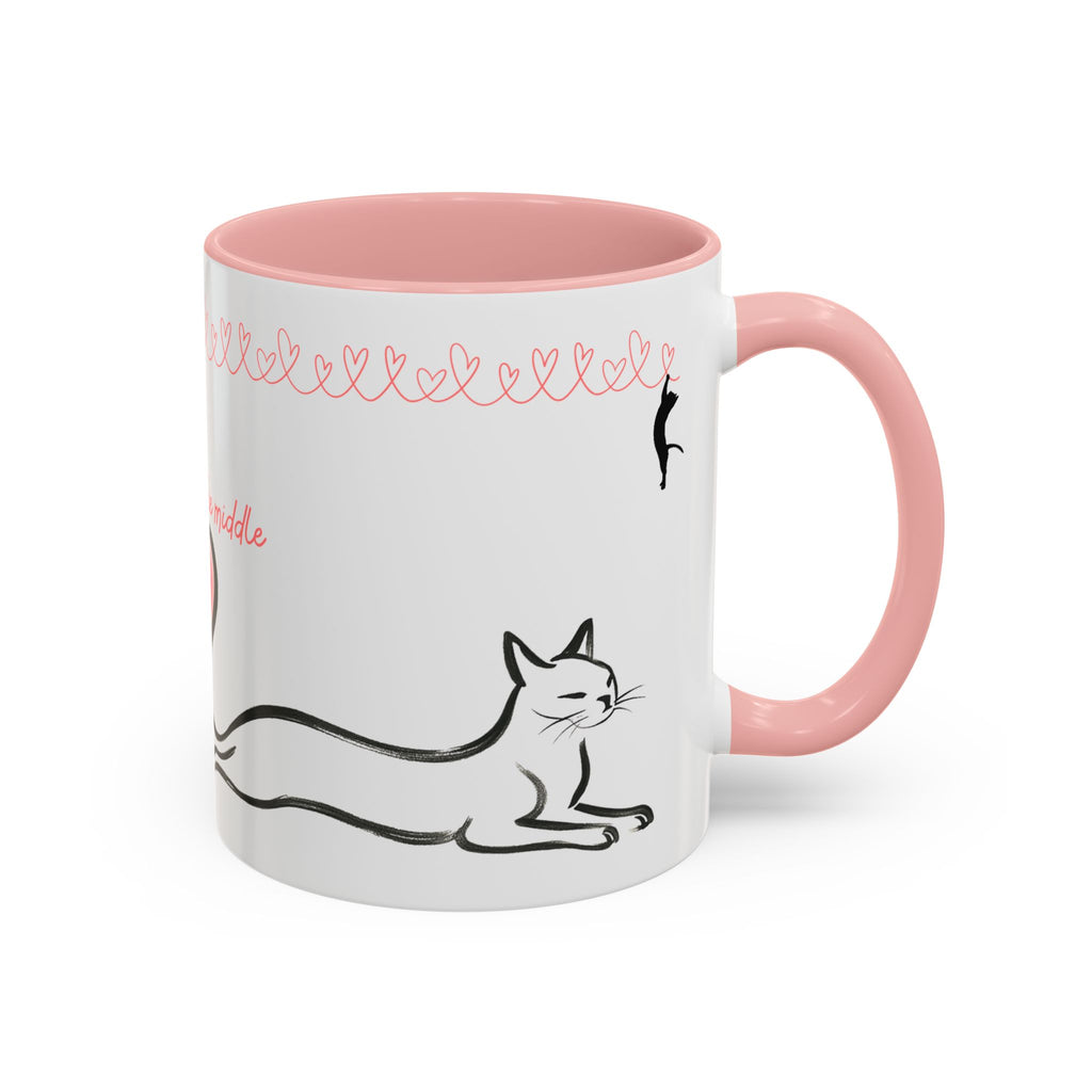We Meet in the Middle Cat Wraparound Coffee Mug
