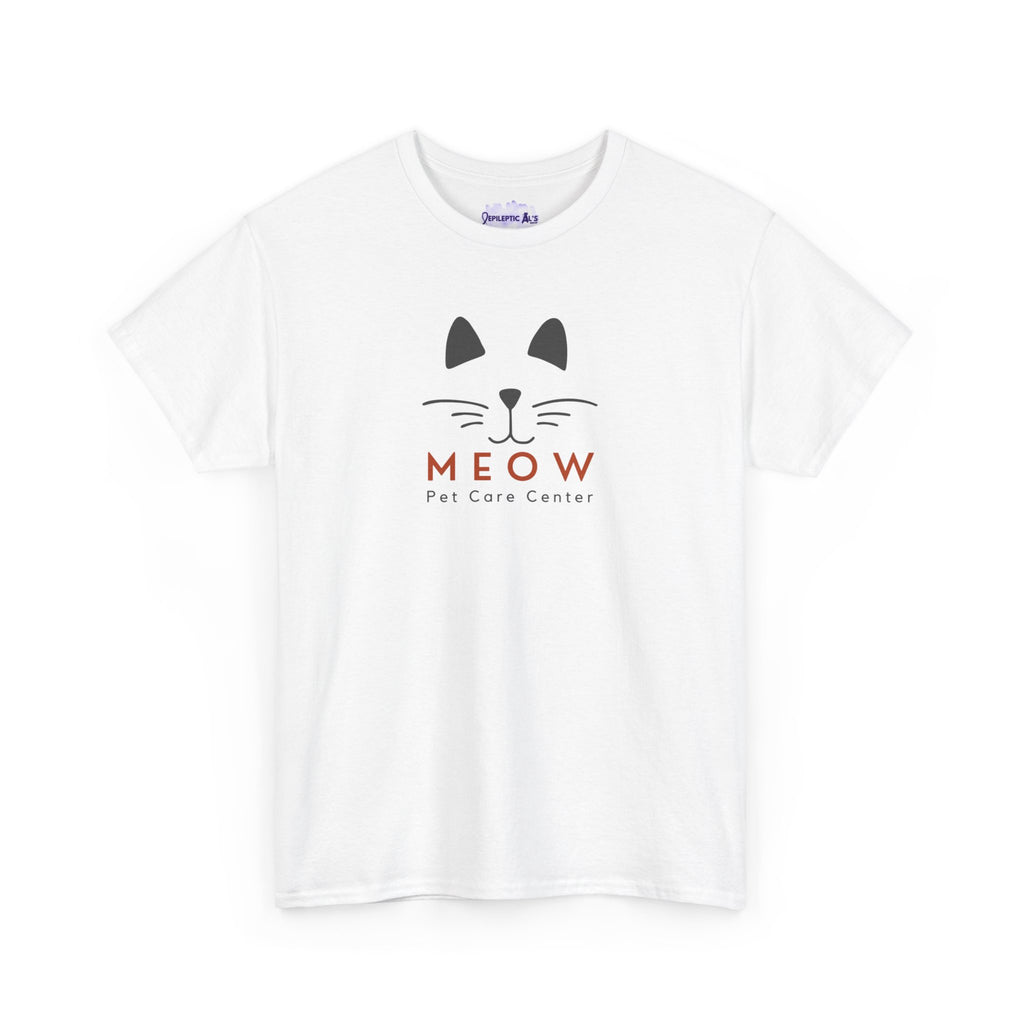 Meow Pet Care Unisex Heavy Cotton Tee - T - Shirt - Epileptic Al’s Shop