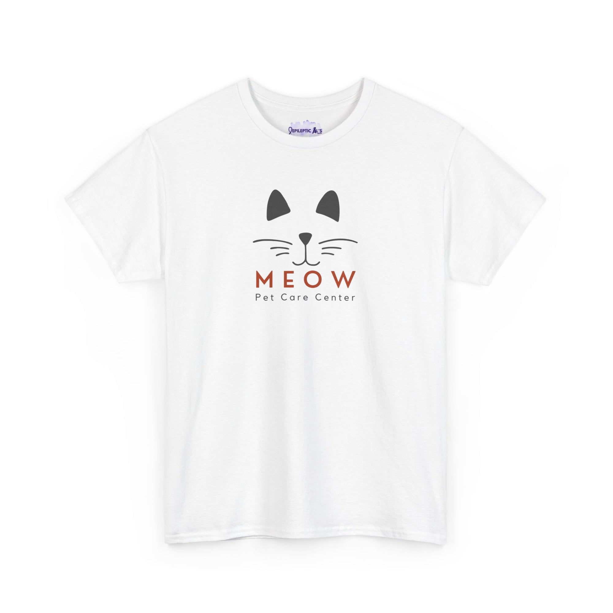 Meow Pet Care Unisex Heavy Cotton Tee - T - Shirt - Epileptic Al’s Shop