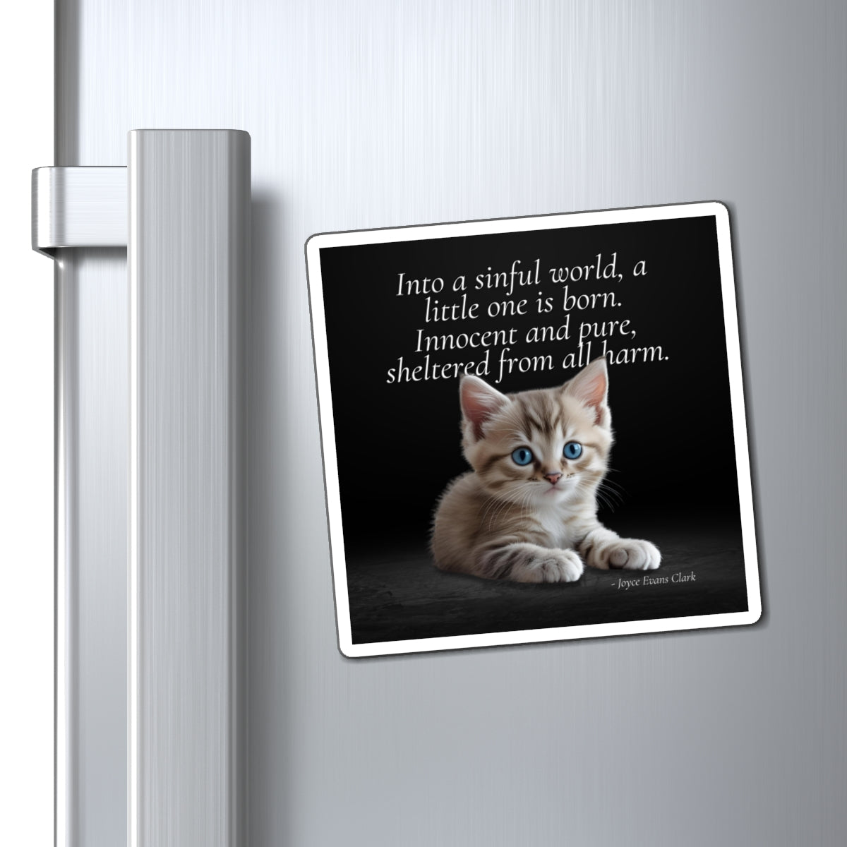Photo depicting the ​A Little One is Born Magnets from EpiAl's Shop.