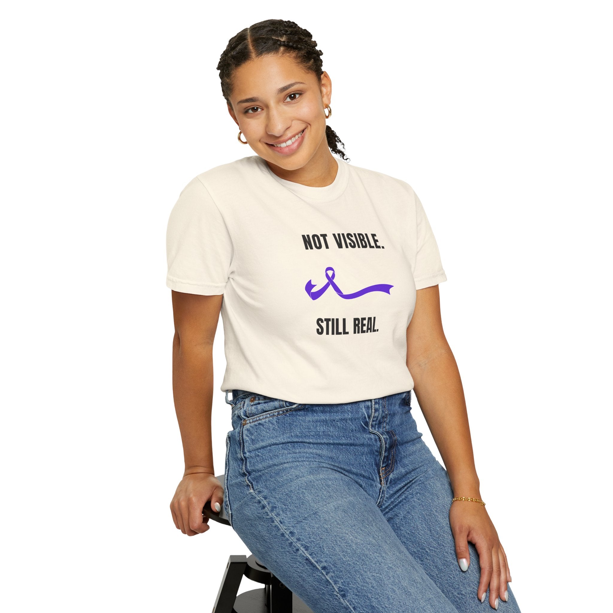 Not Visible. Still Real. T-Shirt – Epilepsy Awareness Apparel