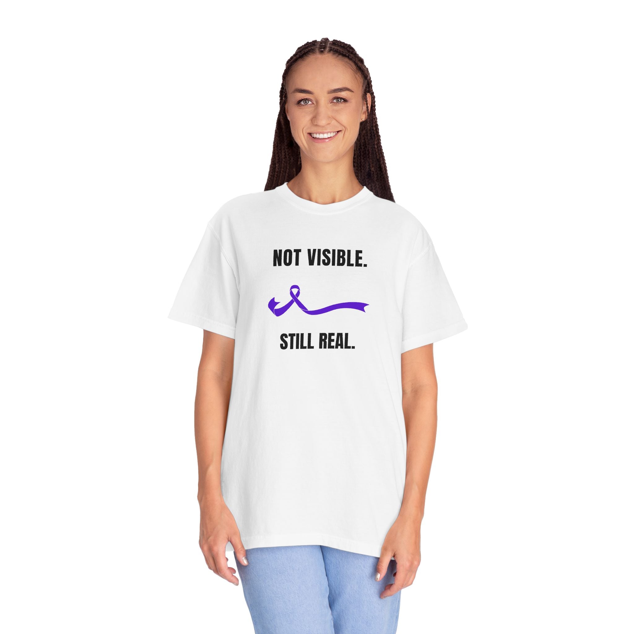 Not Visible. Still Real. T-Shirt – Epilepsy Awareness Apparel