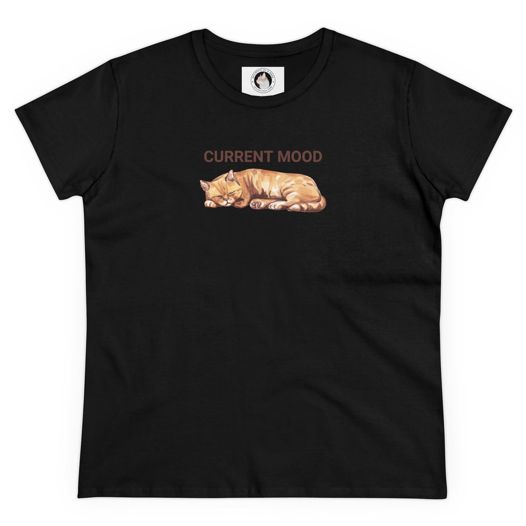 Current Mood: Sleepy Women's Midweight Cotton Tee