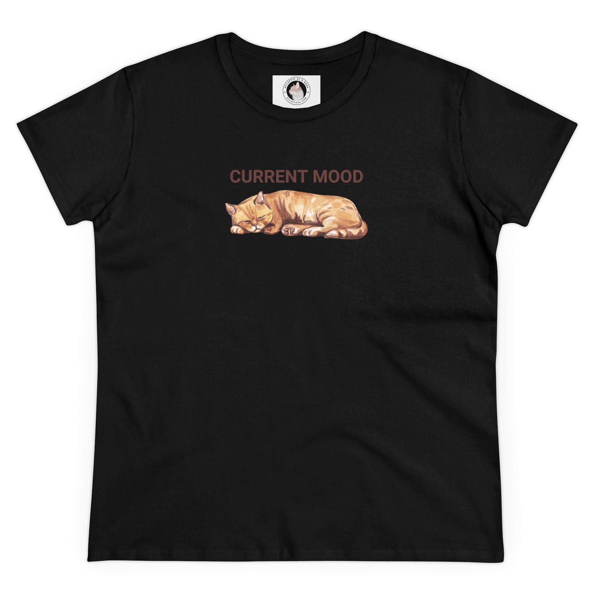 Current Mood: Sleepy Women's Midweight Cotton Tee