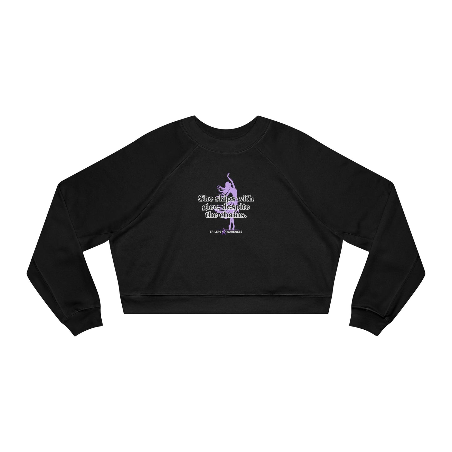 She Skips with Glee Women's Cropped Fleece Pullover