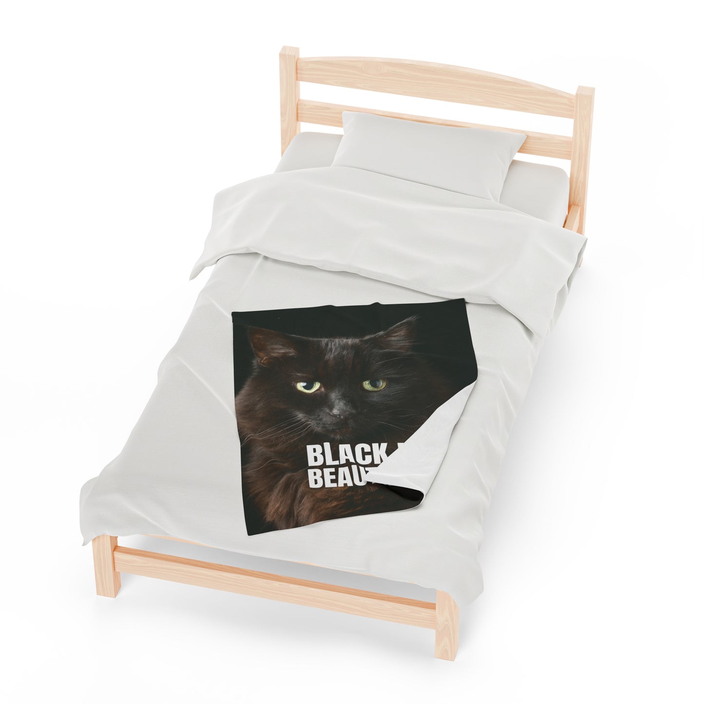 Black is Beautiful Velveteen Plush Blanket