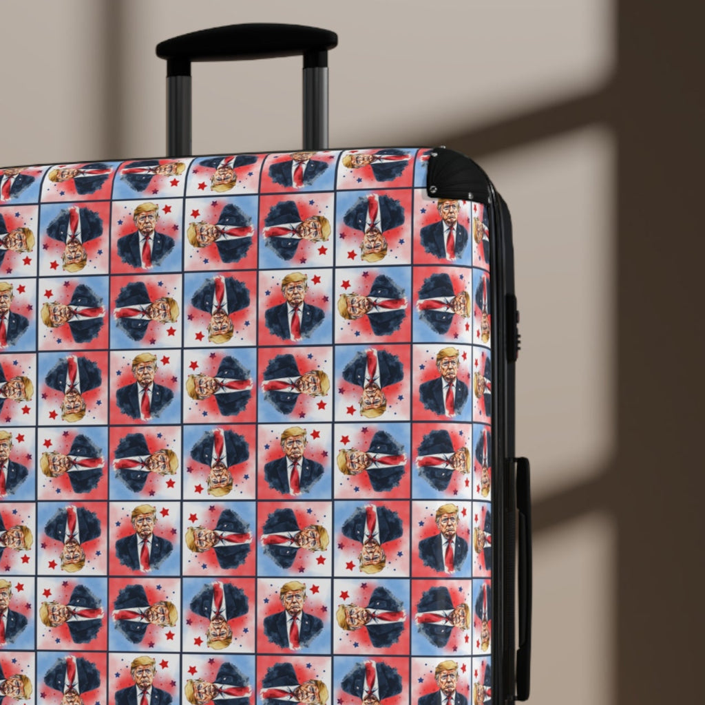 Colorful Trump Travel Suitcase