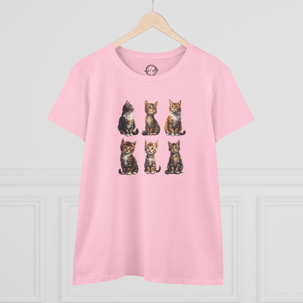 Cute Kittens Women's Cotton T-Shirt