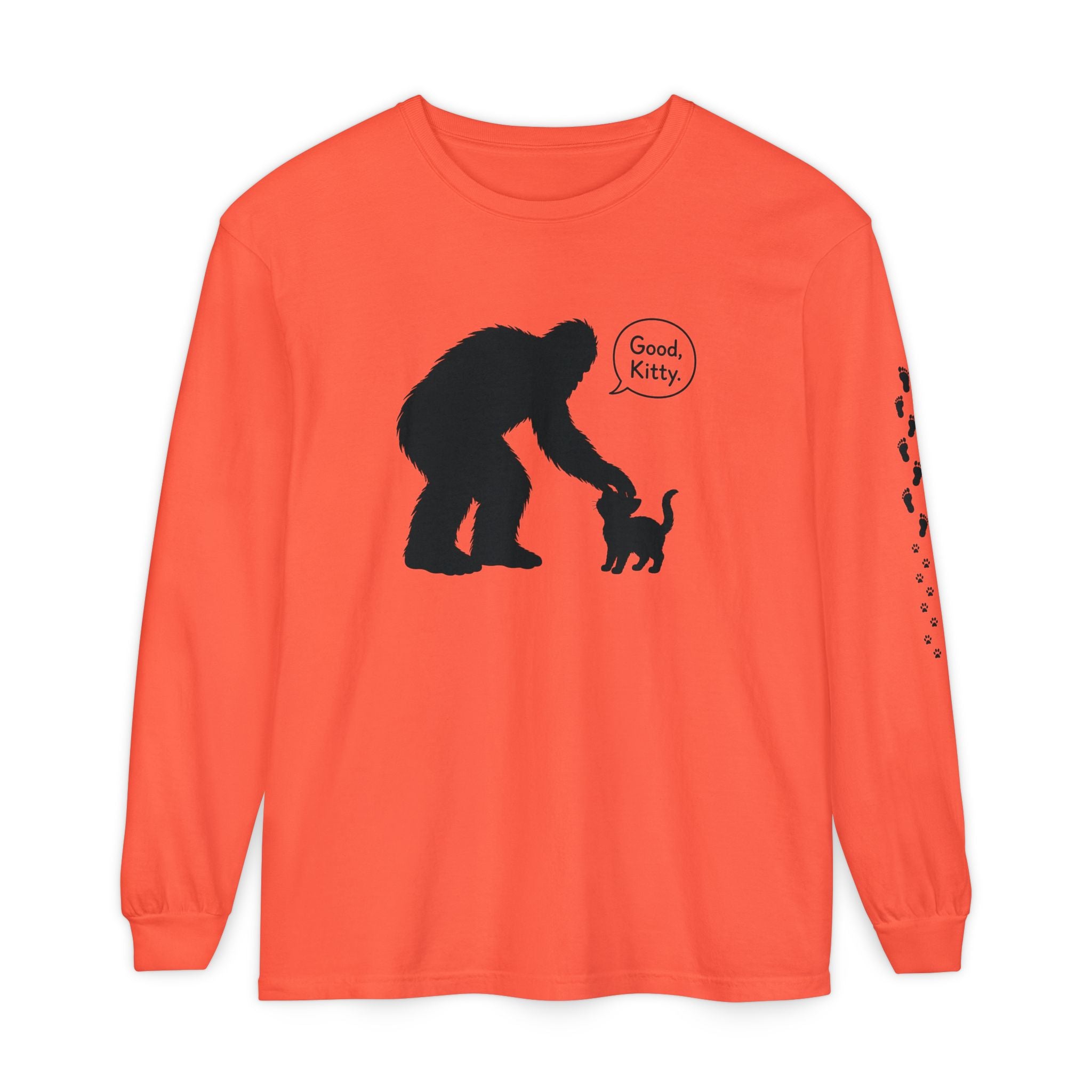 Bigfoot & Kitty “Good, Kitty.” Long Sleeve Shirt