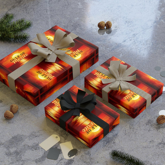 Gulf of Mexico Gift Wrapping Paper Roll - Perfect for Celebrations & Holidays Printify