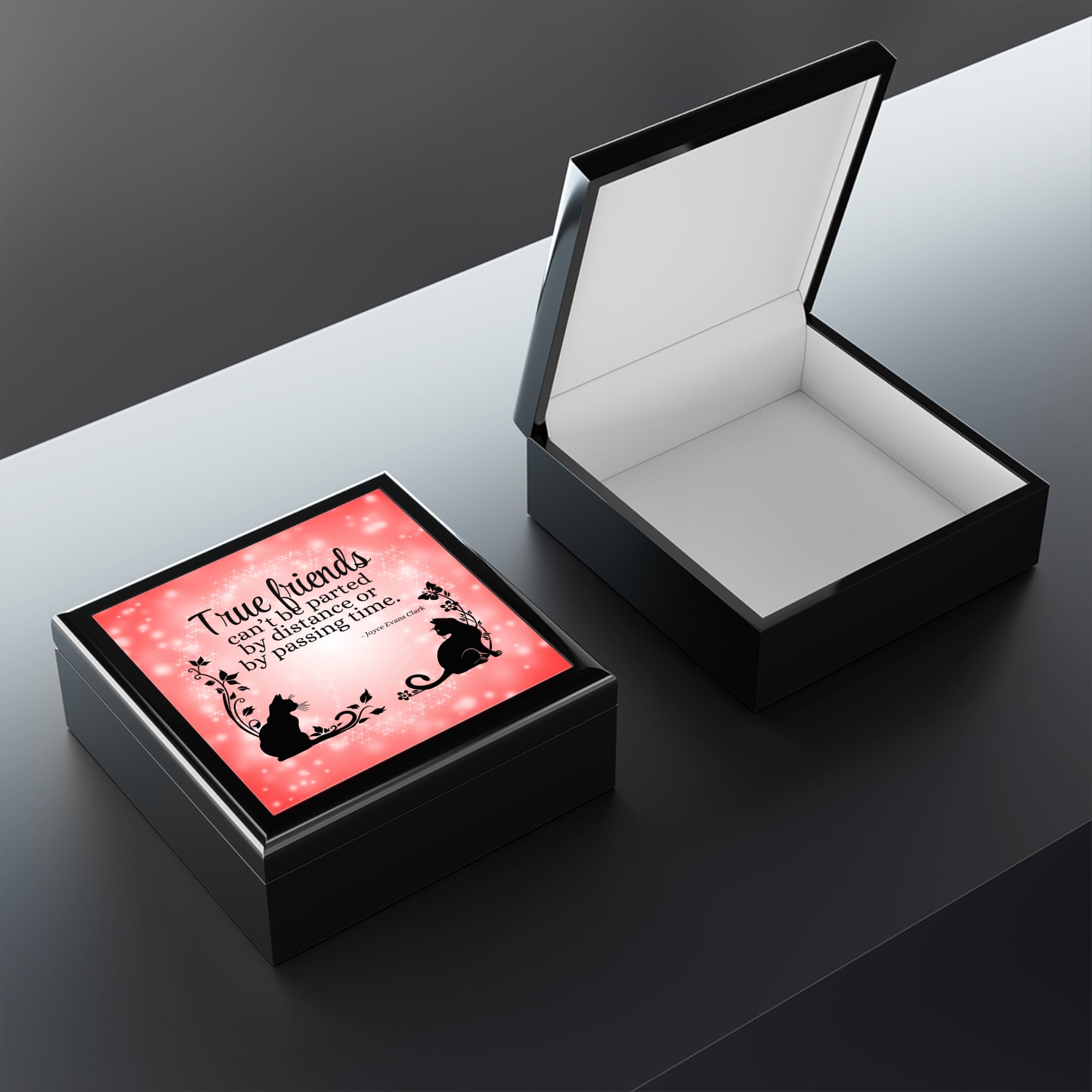 Photo depicting the ​True Friends Jewelry Box from EpiAl's Shop.