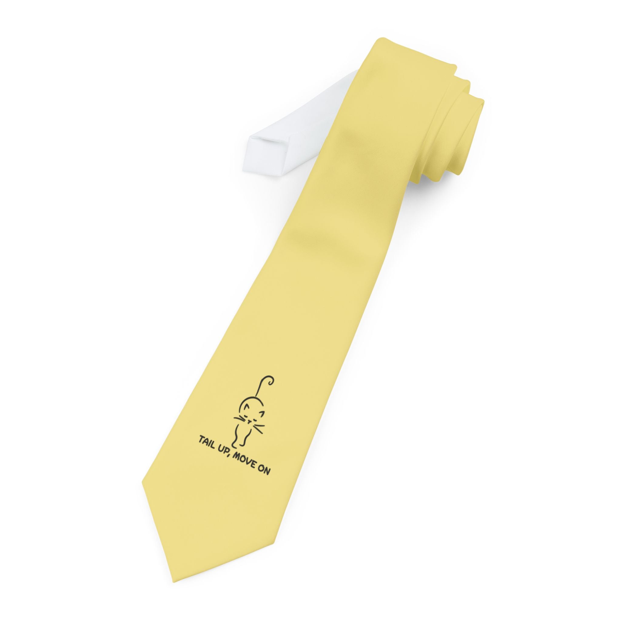 Tail Up, Move On Slim Necktie