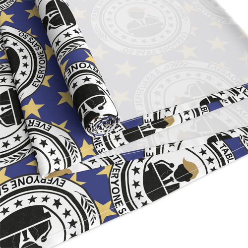A Beautiful Table Table Runner – Faux Official Parody Seal Pattern