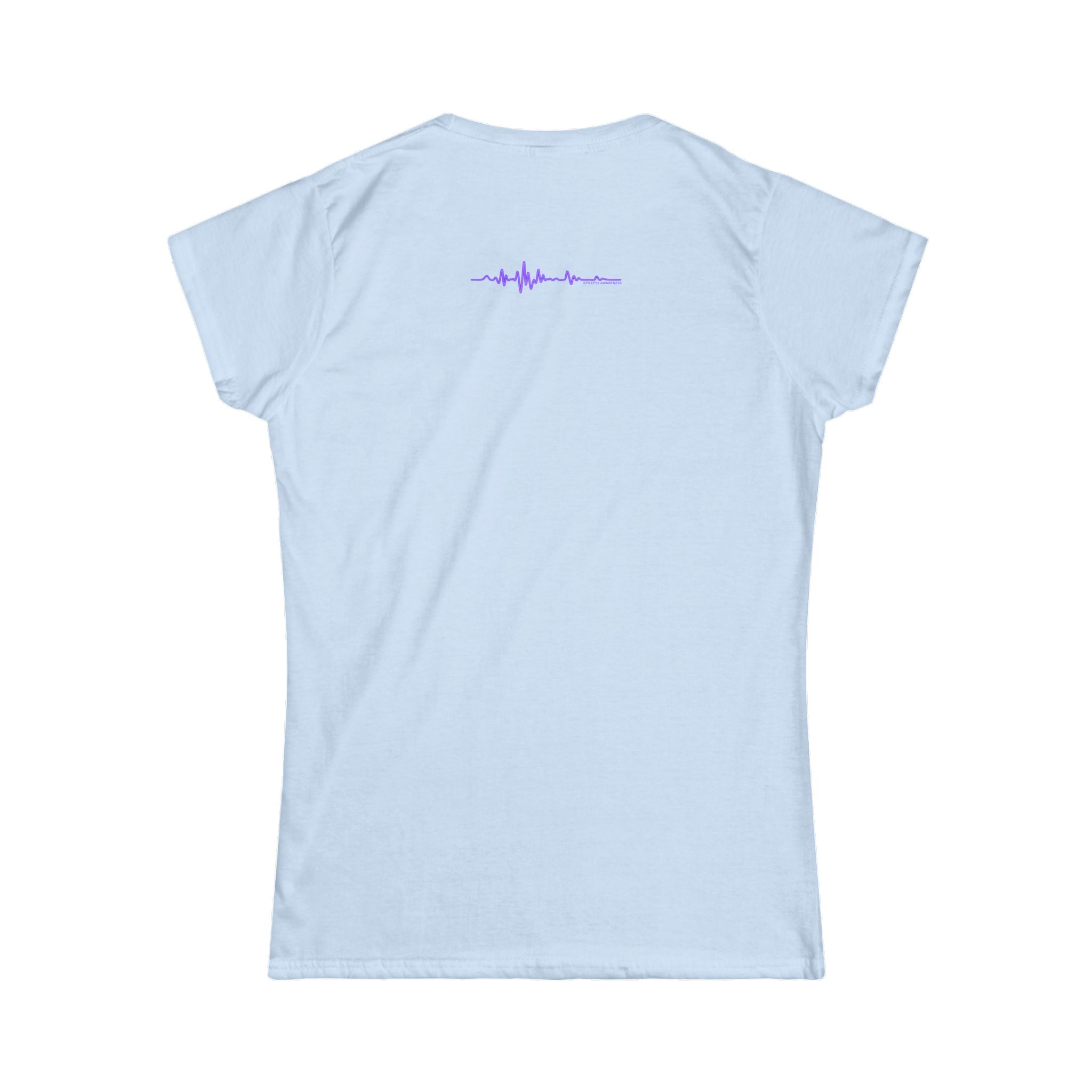 She Wears a Crown of Static – Women’s Epilepsy Awareness T-Shirt