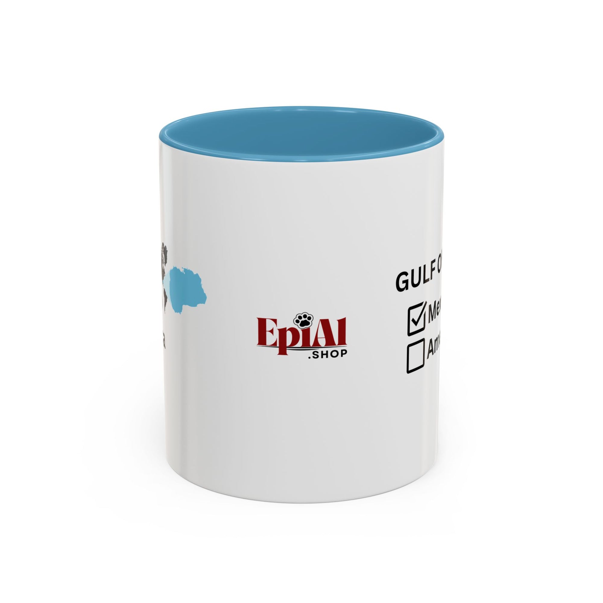 Gulf of Mexico Checkbox Accent Coffee Mug