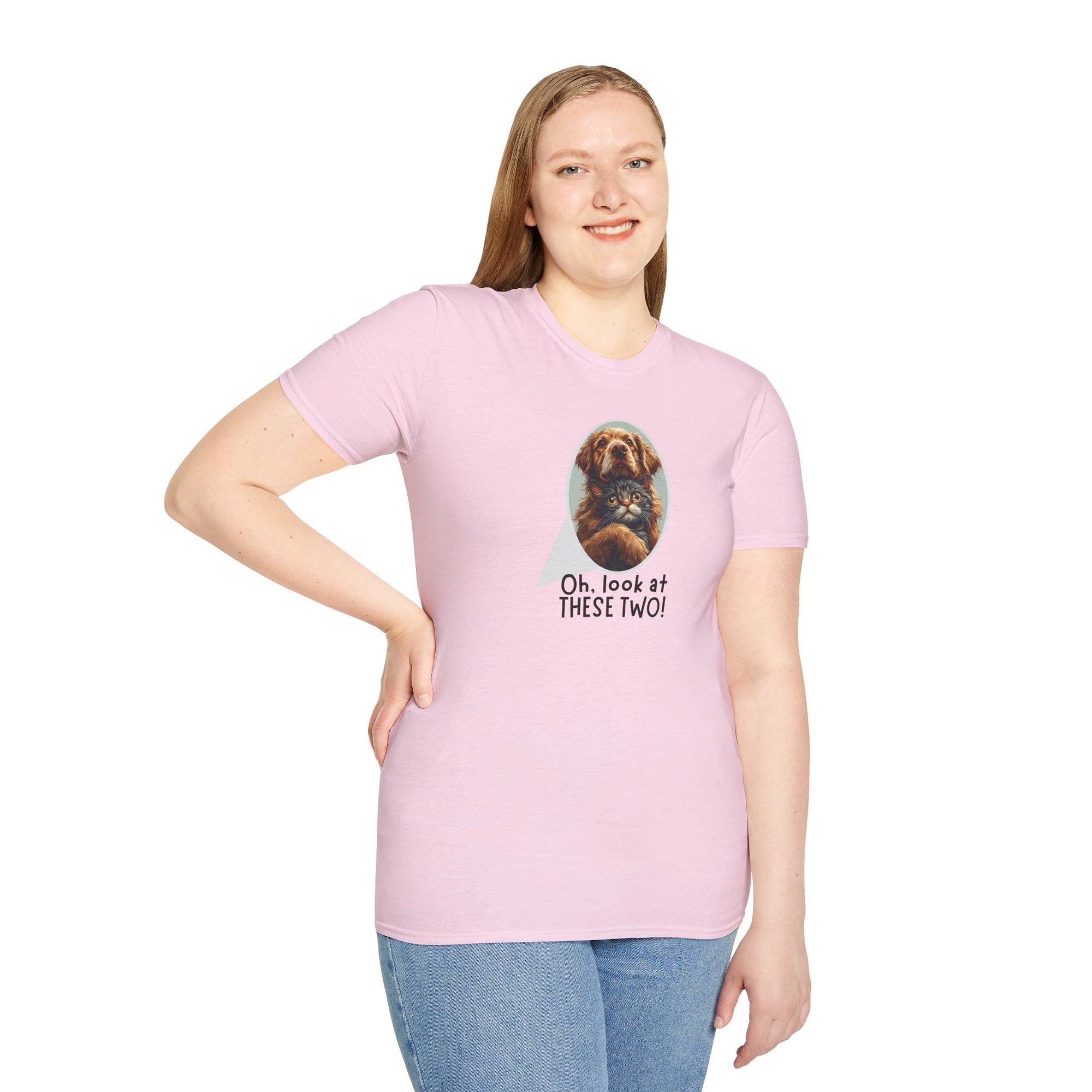 Oh Look at These Two! Unisex Softstyle T-Shirt