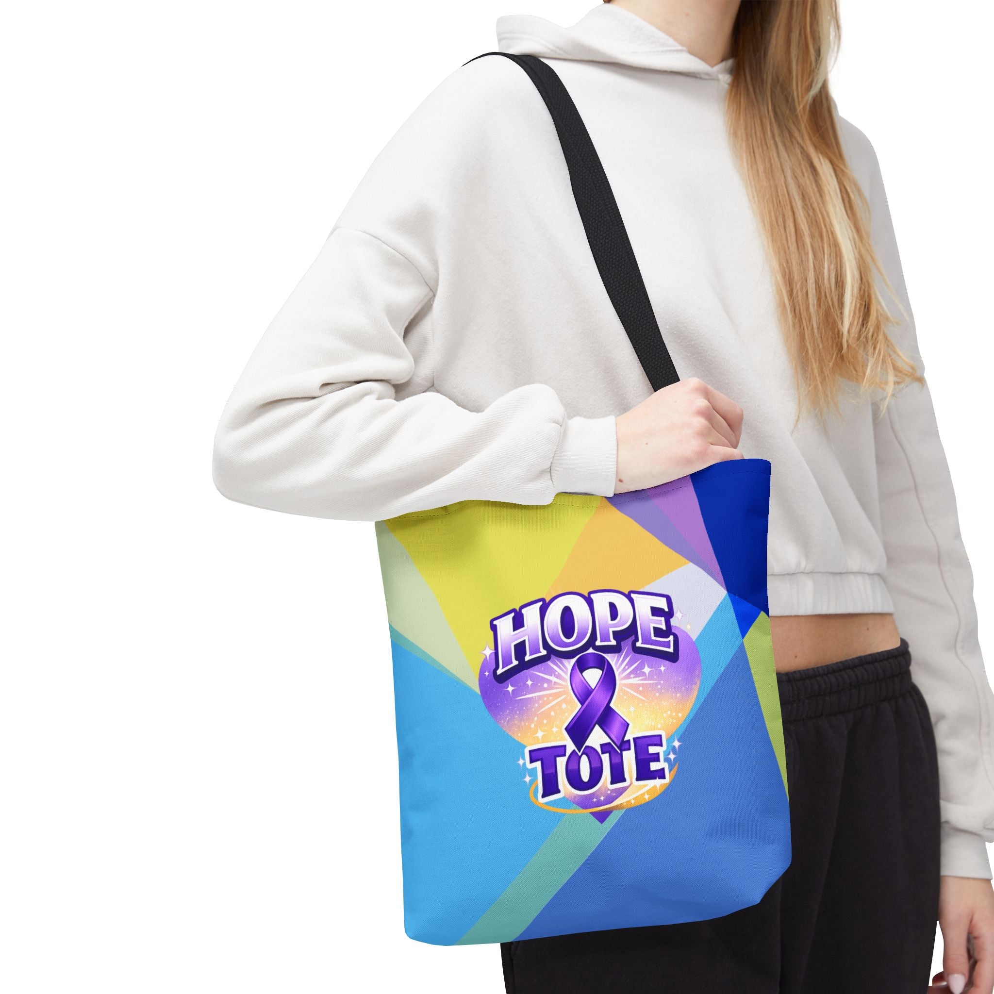 Hope Tote Epilepsy Awareness Ribbon Tote Bag