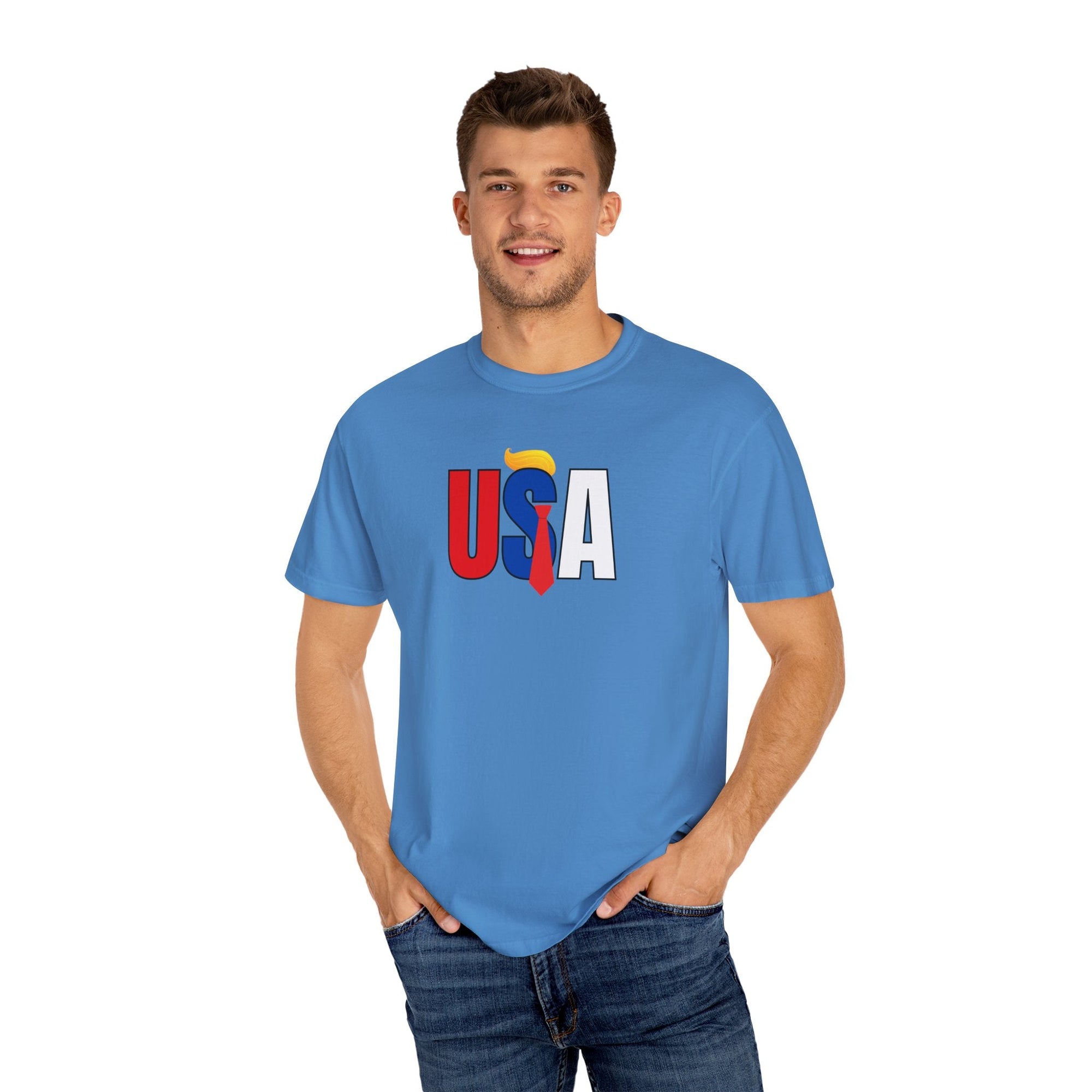 USA Colorful Graphic Unisex T-Shirt Printify