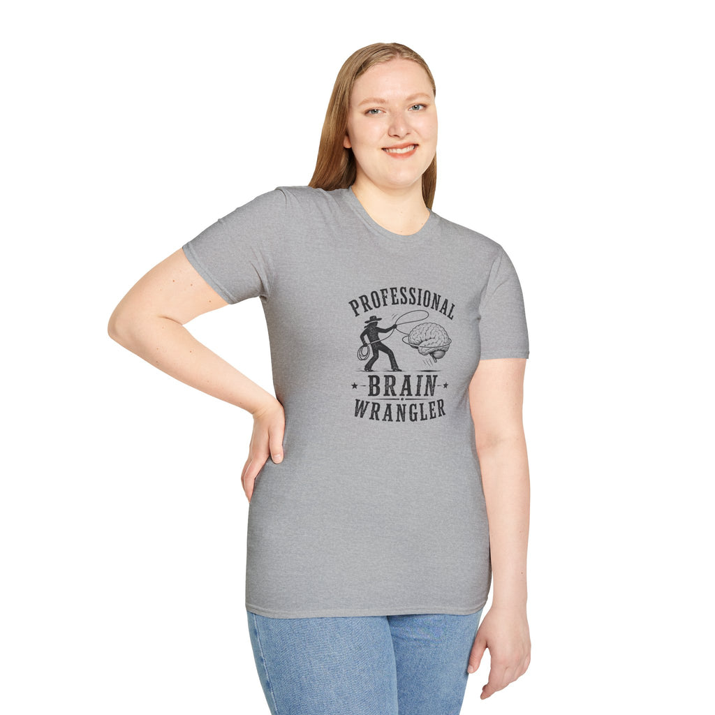 Professional Brain Wrangler Epilepsy Awareness T-Shirt