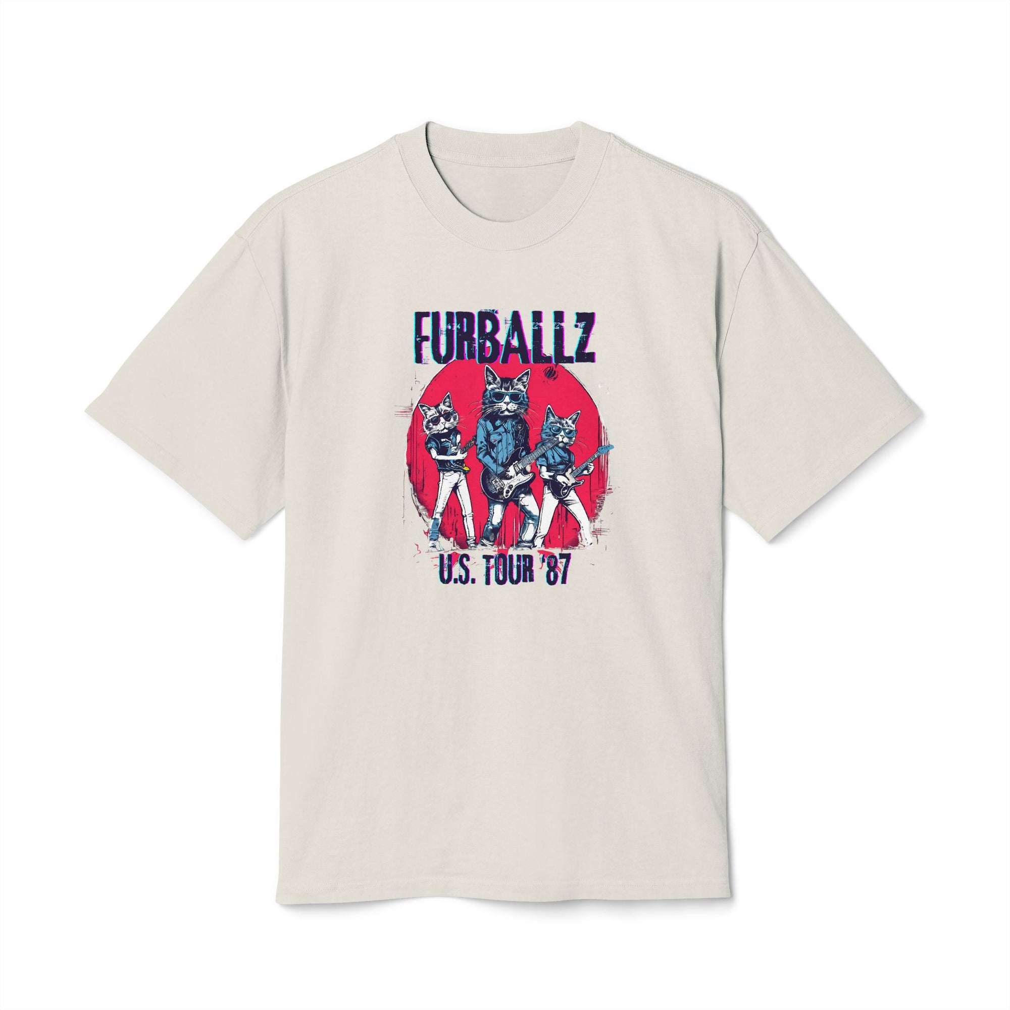 Furrballz Vintage 80s Style Graphic Band Tee