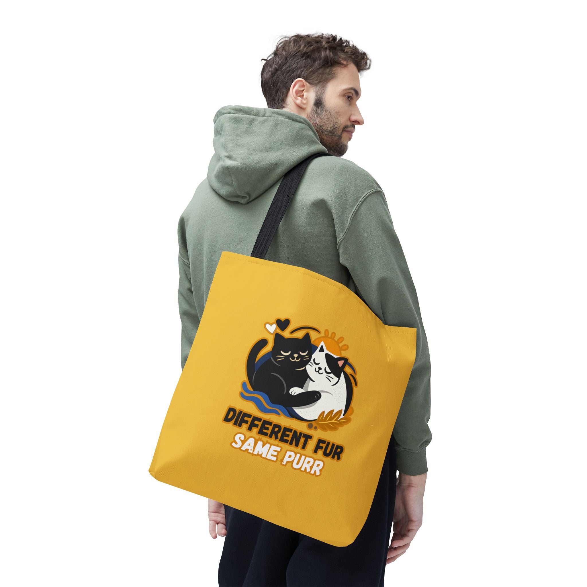 Different Fur, Same Purr Cat Tote Bag – Cozy Friendship Market Bag