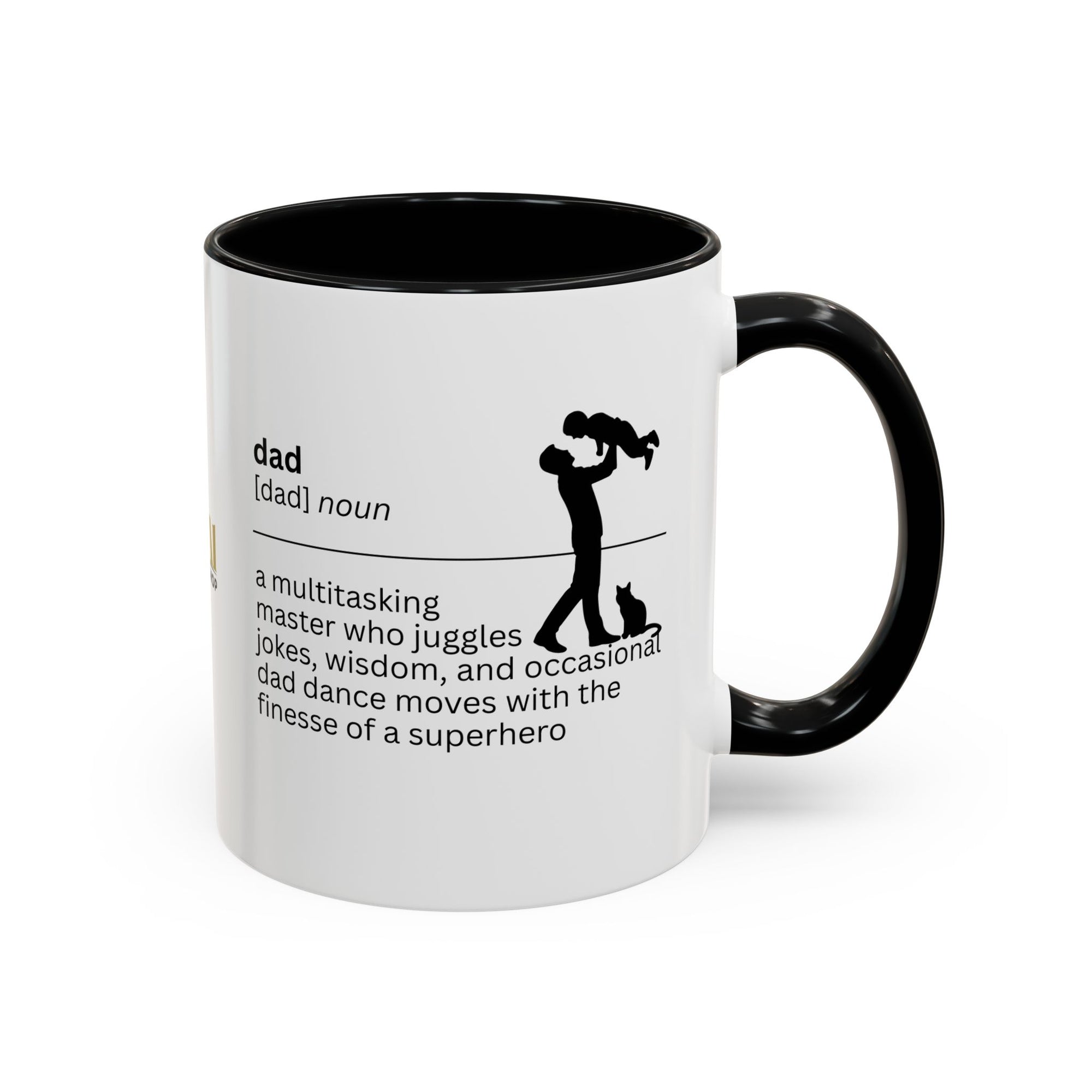 Dad Multitasking Accent Coffee Mug - Perfect Gift for Dads