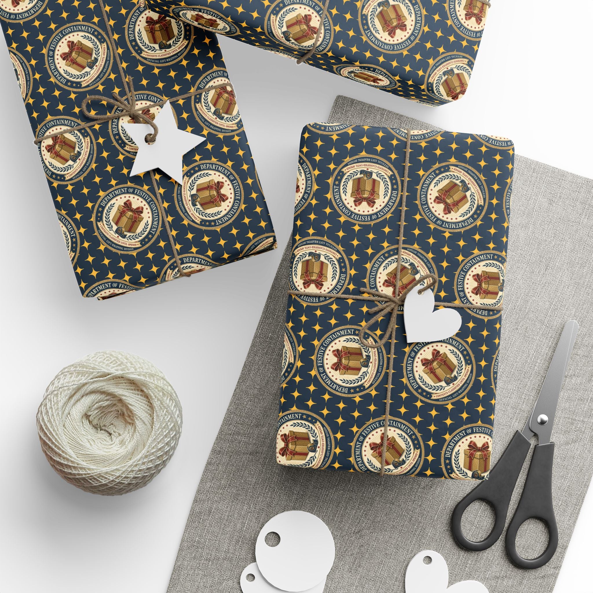 Department of Festive Containment Wrapping Paper Roll