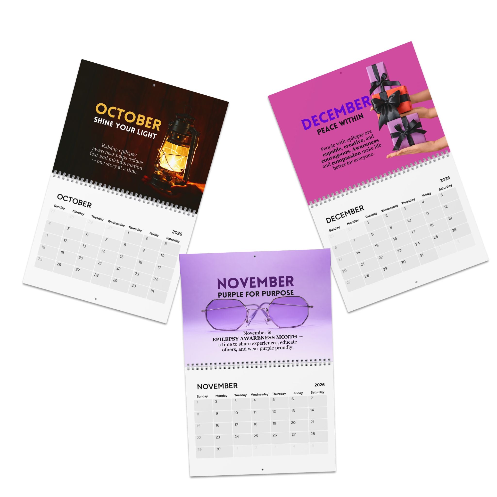 2026 Epilepsy Awareness Calendar - Seize the Moment