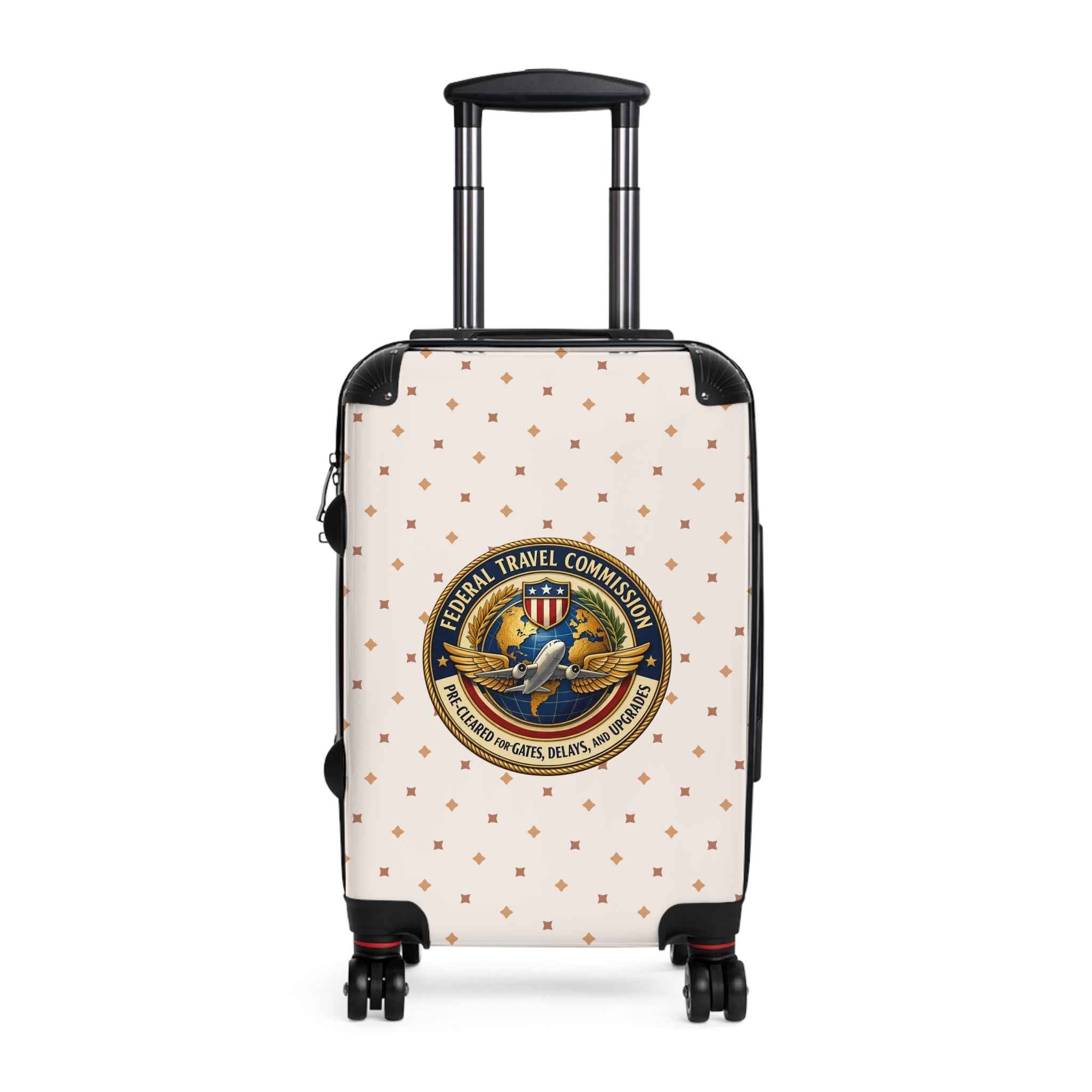Federal Travel Commission Suitcase — Pre-Cleared for Chaos (and Upgrades)