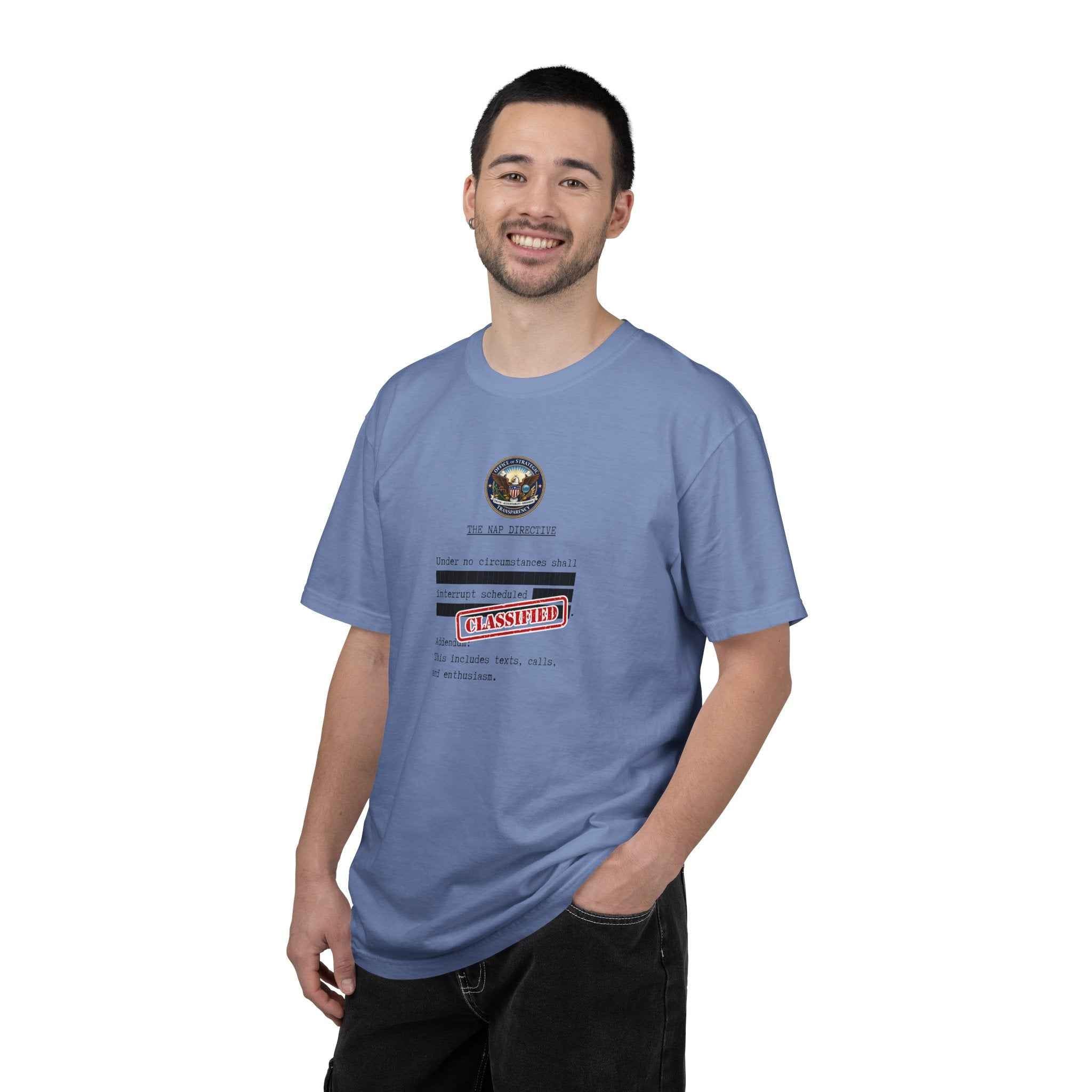 The Nap Directive Unisex T-Shirt – Official Rest Policy Graphic Tee
