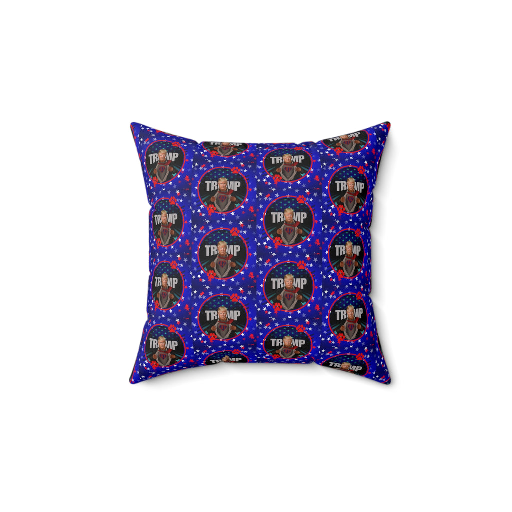 Stars & Trump 47 Faux Suede Square Pillow