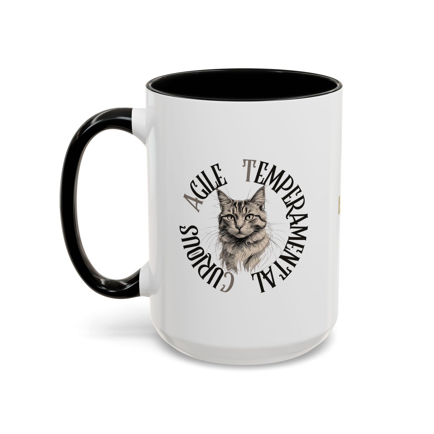 Charming Cat Accent Coffee Mug