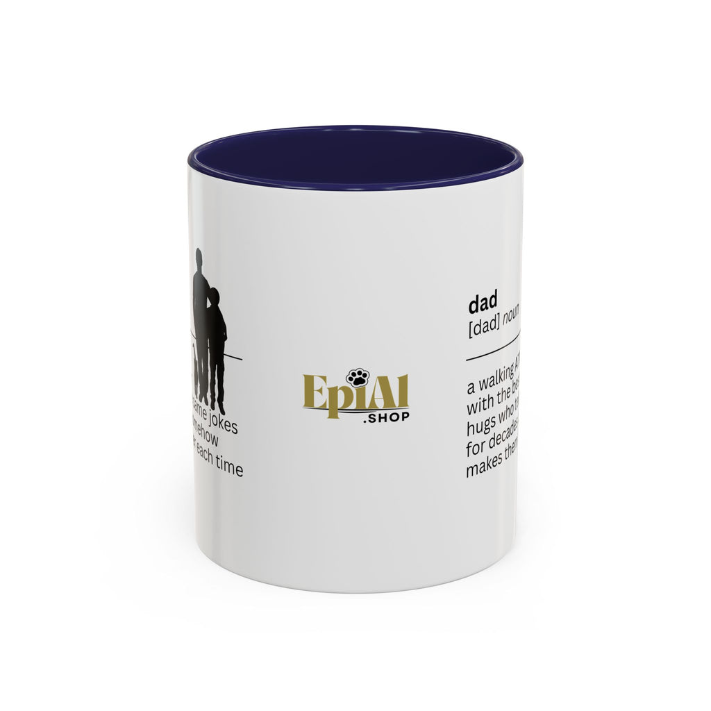 Dad ATM Accent Coffee Mug - Perfect Gift for Dads