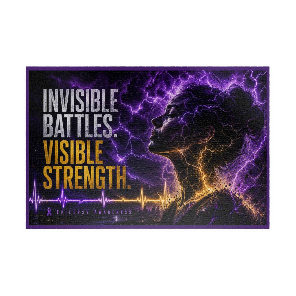 Invisible Battles Puzzle | Epilepsy Awareness Jigsaw Puzzle | 1014 Pieces