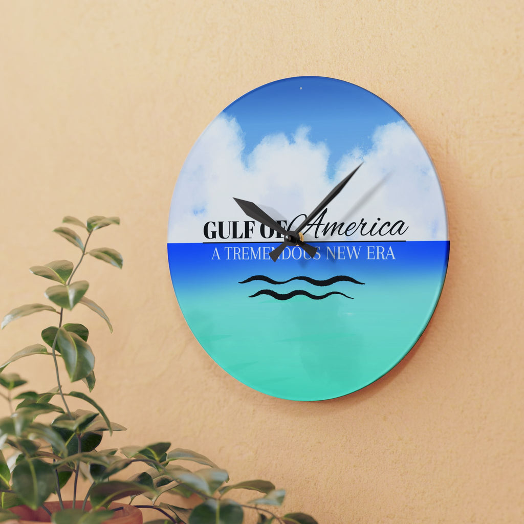 American Gulf Acrylic Wall Clock