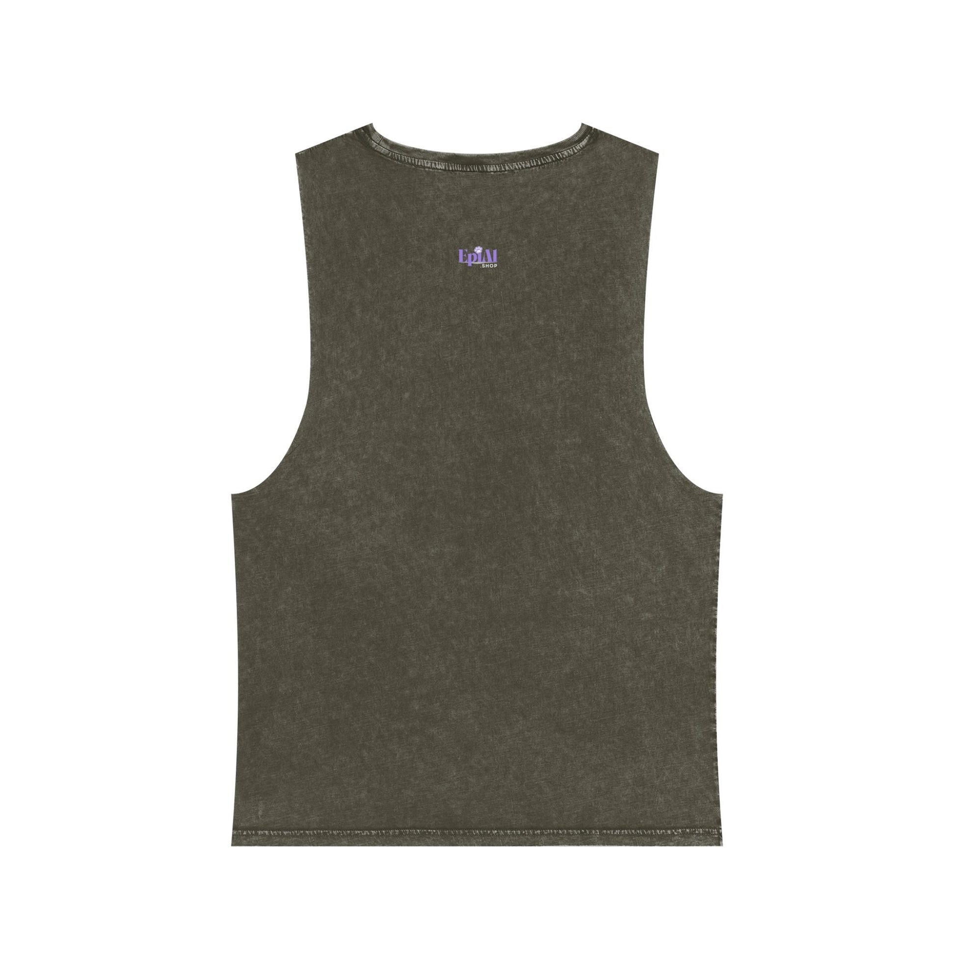 St. Patrick's Day Unisex Stonewash Tank Top Printify