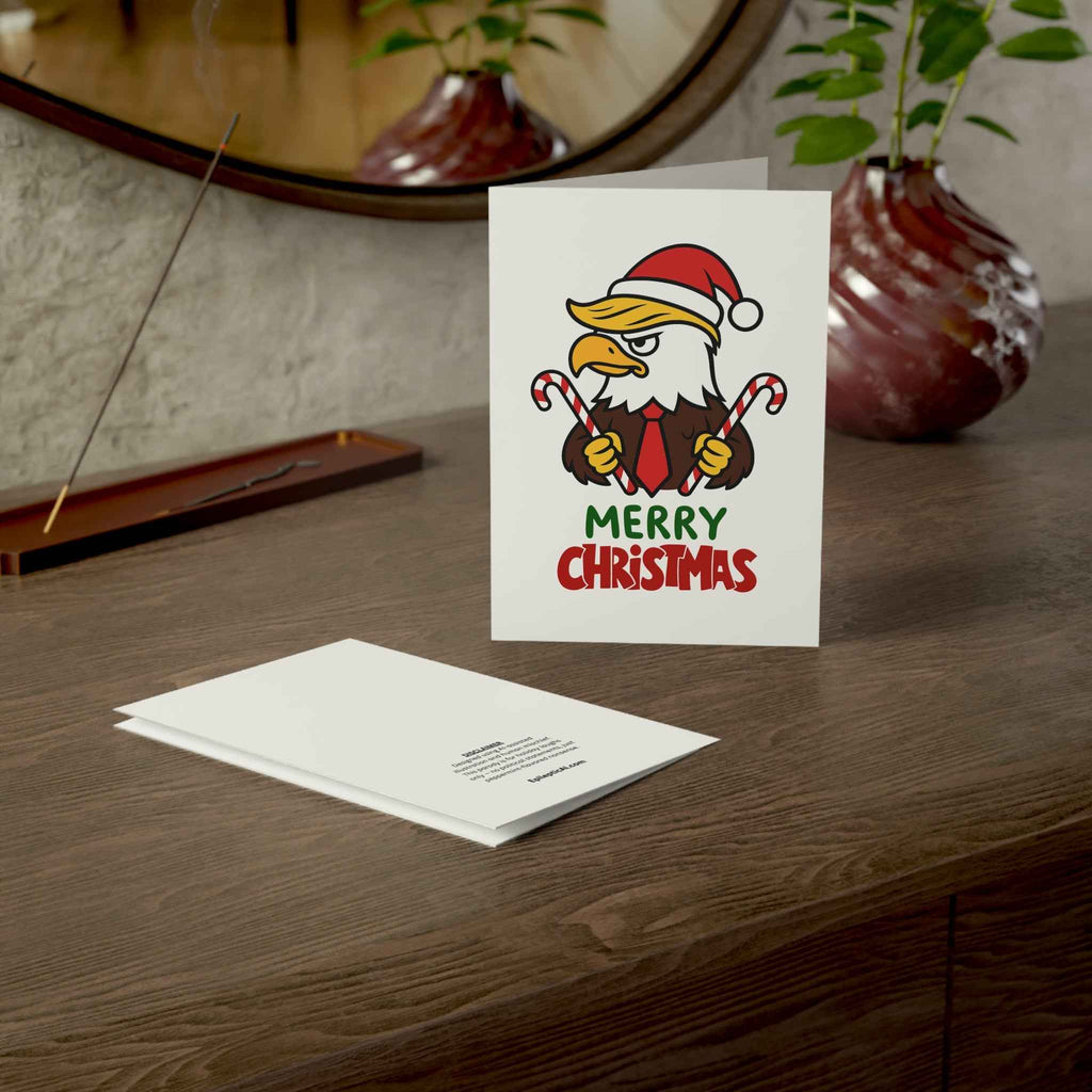 America Loving Eagle Christmas Card – 1, 10, 30, 50 pc. sets