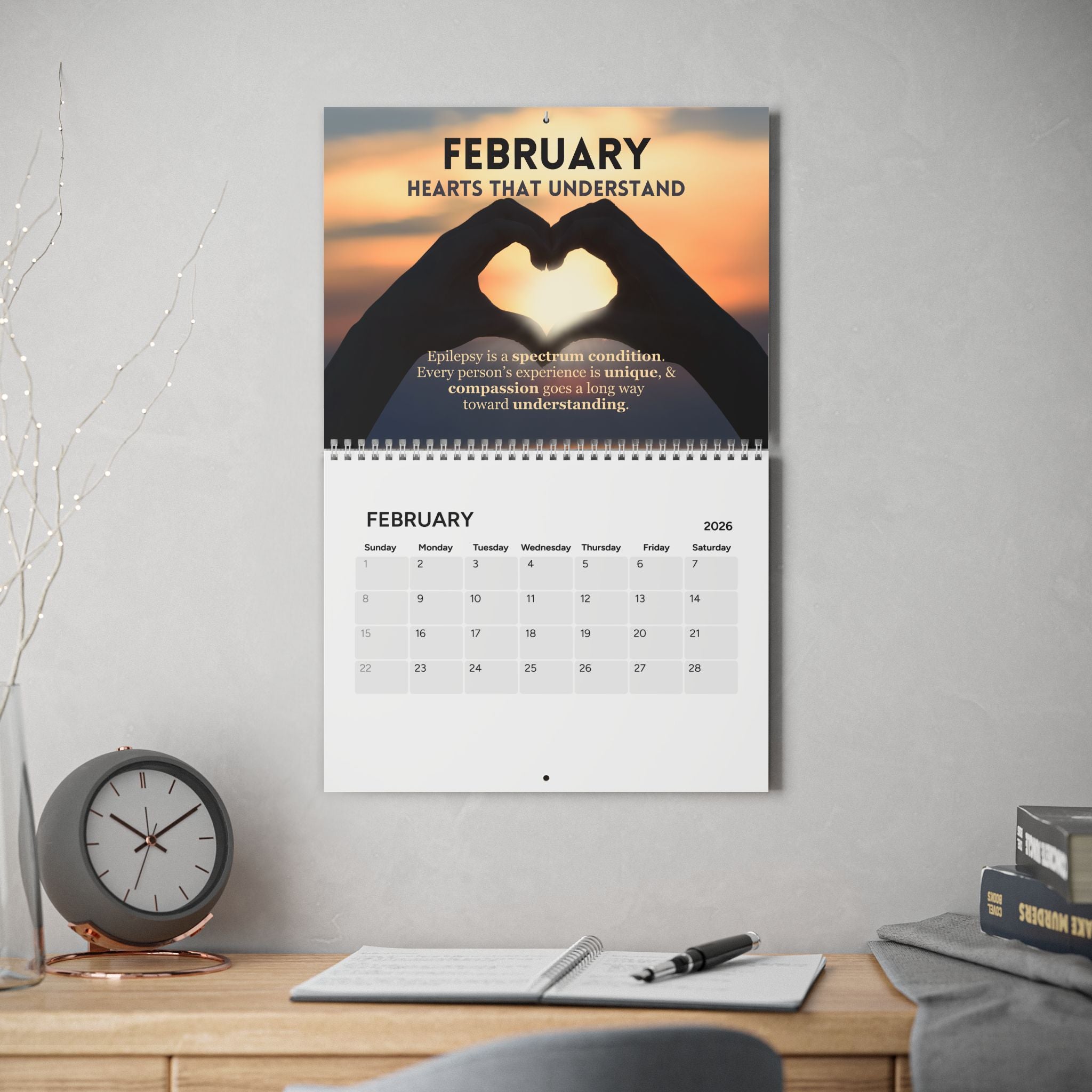 2026 Epilepsy Awareness Calendar - Seize the Moment