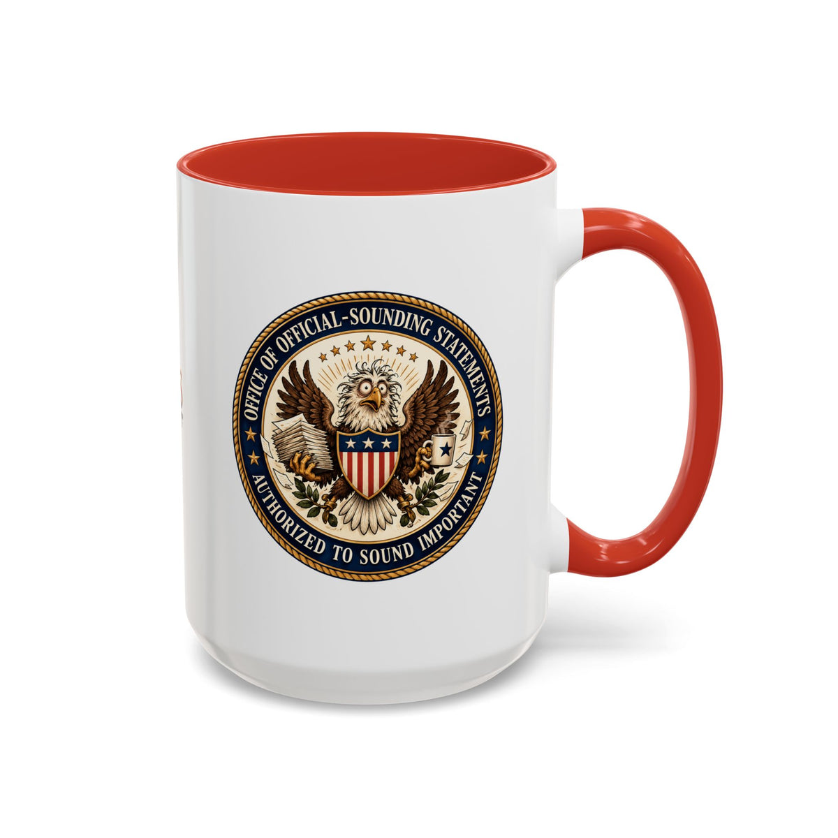 Office of Official-Sounding Statements Mug | Funny Government Parody Coffee Cup | 11oz & 15oz