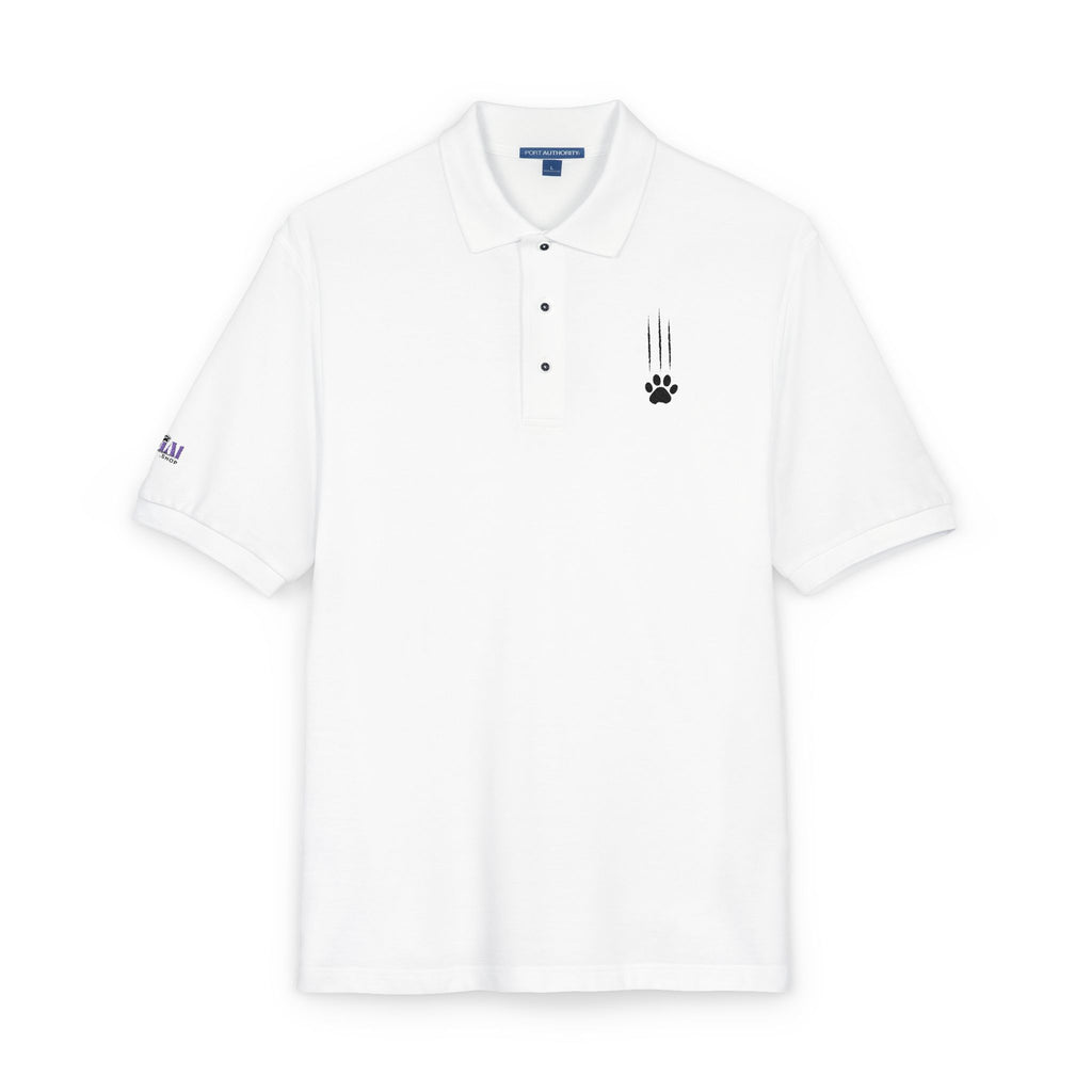 Classic Cat Clawed Embroidered Unisex Polo Shirt