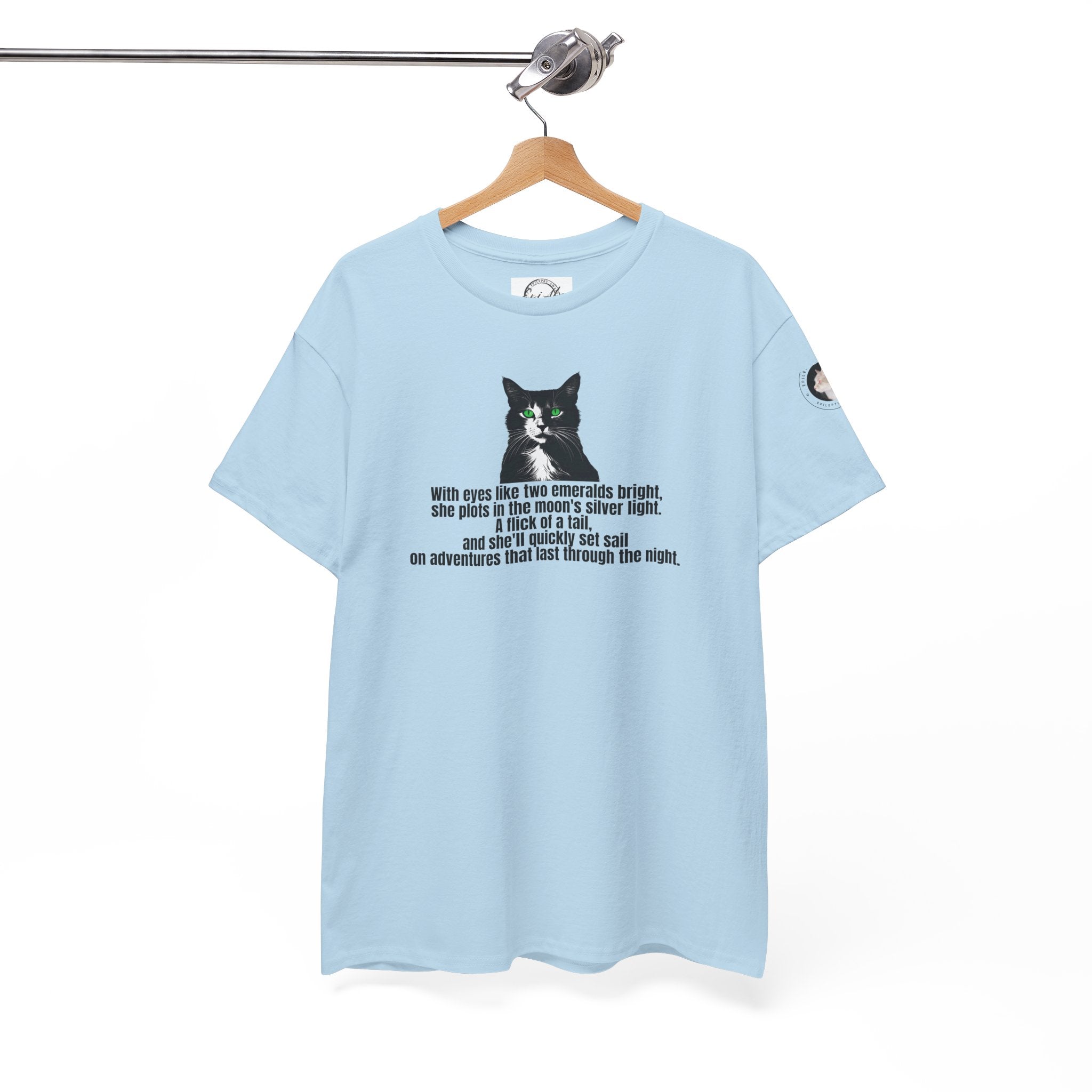 Emerald Eyed Mischief Unisex Heavy Cotton Tee