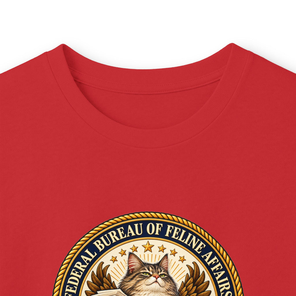 Federal Bureau of Feline Affairs Long Sleeve Shirt | Funny Cat Government Parody Tee