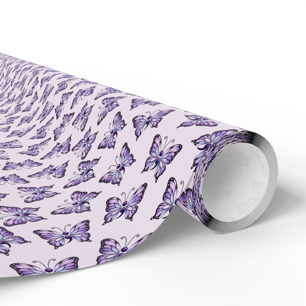 Purple Butterfly Suicide Prevention Awareness Wrapping Paper | Hope & Remembrance Gift Wrap
