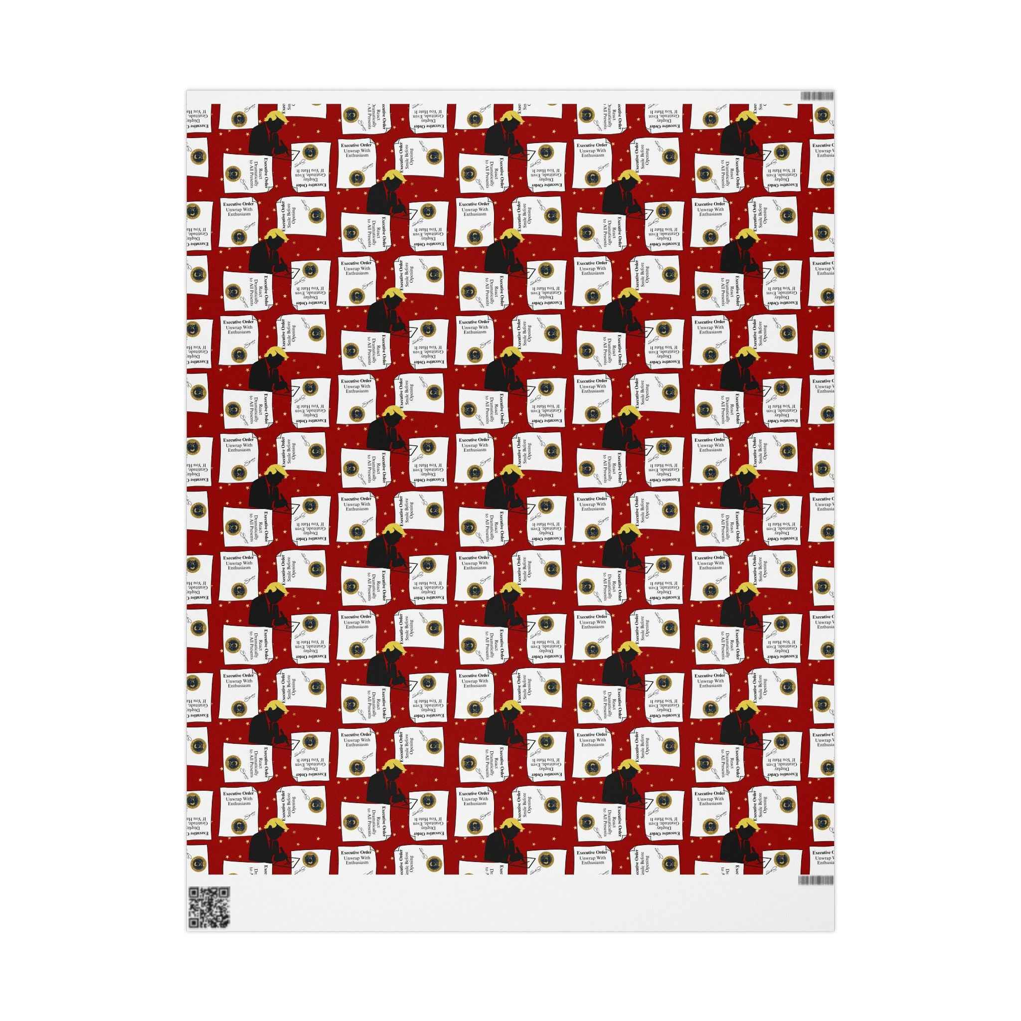 Executive Orders Gift Wrap – Political Parody Edition